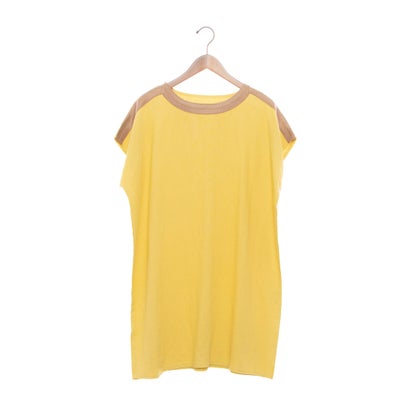 ブローディア BRODIAEA 麻混無地チュニック (イエロー)