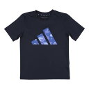 アディダス adidas ジュニア 半袖機能Tシャツ トレイン エッセンシャルズ シーズナル プリント 半袖Tシャツ キッズ IW0857 (legend ink)