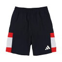 アディダス adidas ジュニア ショーツ K WORD ウーブン パンツ JM4575 (legend ink/better scarlet)