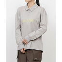 ナイキ NIKE レディース 長袖ポロシャツ ナイキ ウィメンズ NSW ESSNTL OS L/S ポロ OPP IB7889009 (COLLEGE GREY/LT LEMON TWIST)|詳細画像