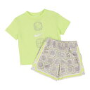 ナイキ NIKE ジュニア Tシャツハーフパンツセット NKB B NK DF DNA 24 SHORT SET 76M775 (イエロー)