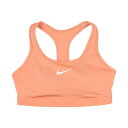ナイキ NIKE レディース フィットネス スポーツブラ ナイキ ウィメンズ スウッシュ MED SPT ブラ DX6822844 (APRICOT AGATE/WHITE)