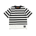 クリフ メイヤー KRIFF MAYER ボーダー切り替えT (BLACK)