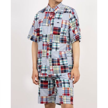 クリフ メイヤー KRIFF MAYER パッチワークリラックスシャツ (RED)