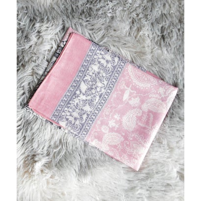 アルゴトウキョウ ARGO TOKYO Multi WAY Pattern Scarf 26123 マルチウエイパターンスカーフ 模様スカーフ スクエアスカーフ アクセサリー （ライトピンク）
