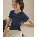 ティティベイト titivate レイヤードキャミソールセットTシャツ (ネイビー)