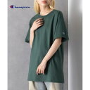 チャンピオン Champion Authentic TーSHIRTS チャンピオン ワンポイントロゴ Tシャツ T425 (ダークグリーン)