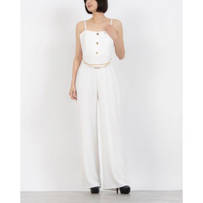 リナシメント RINASCIMENTO チェーンウエストベアオールインワン (Bianco)