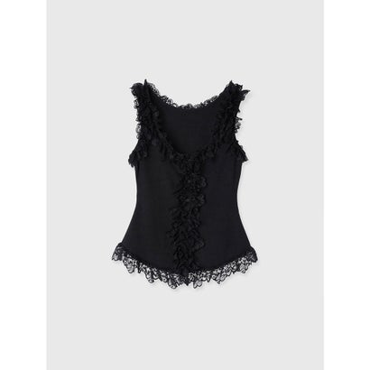 エイミーイストワール eimy istoire レースドッキングカットタンクトップ (BLACK) エイミーイストワール eimy istoire レースドッキングカットタンクトップ (BLACK)