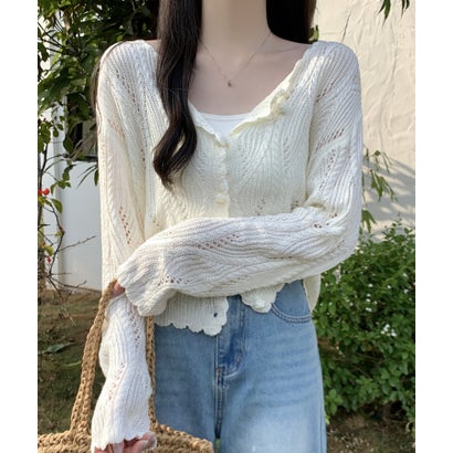 ガーリードール Girly Doll ニット・セーター【韓国ファッション】 （ホワイト）