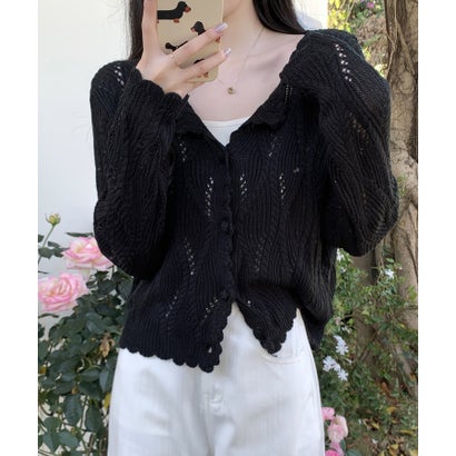ガーリードール Girly Doll ニット・セーター【韓国ファッション】 （ブラック）