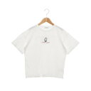 ラブトキシック Lovetoxic フロントキャラ刺繍Tシャツ (オフホワイト)