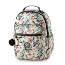 キプリング Kipling SEOUL B4サイズ ノートPC対応バックパック (Cocktail Floral)