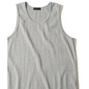 テットオム TETE HOMME 【WEB限定】ワッフルタンクトップ (グレー)