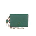 ランバン オン ブルー LANVIN en Bleu リム リール付き2面パスケース (ダークグリーン)(4)
