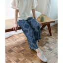 ヴィータフェリーチェ VitaFelice クールロングパンツ (PAISLEYBL)