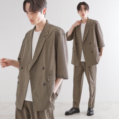 ティーケー タケオ キクチ tk.TAKEO KIKUCHI 【セットアップ】半袖ジャケット （グレージュ(050)）