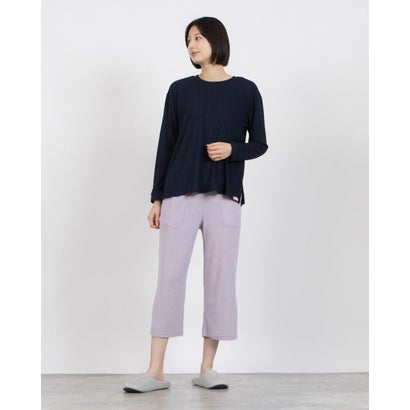 アズ as Home by TEMPUR パイルルームウェア （ネイビーピンク）のサムネイル