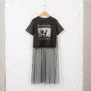 ラブトキシック Lovetoxic チュールレイヤードTシャツ (チャコール)