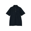 トーキョーシャツ TOKYO SHIRTS ポロシャツ 幾何学模様ジャカード 半袖 メンズ (ネイビー)