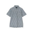 トーキョーシャツ TOKYO SHIRTS ポロシャツ 小花柄プリント 半袖 メンズ (ネイビー×ホワイト)(4)
