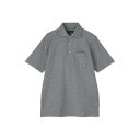 トーキョーシャツ TOKYO SHIRTS ポロシャツ 幾何学模様ジャカード 半袖 メンズ (ネイビー×ホワイト)