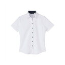 トーキョーシャツ TOKYO SHIRTS 【透け防止】 スキッパー 半袖 形態安定 レディースシャツ (ホワイト)