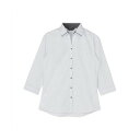 トーキョーシャツ TOKYO SHIRTS 【透け防止】 スキッパー 七分袖 形態安定 レディースシャツ (グレー)