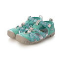 キーン KEEN キッズ サンダル 水陸両用 SEACAMP II CNX シーキャンプ 1030815 (ターコイズブルー)
