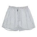 アクアスキュータム Aquascutum AQトランクス/25Sサッカーストライプー裏打ちゴ 【返品不可商品】 (グリーン)