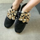 ジェフリーキャンベル Jeffrey Campbell キラキラ ビジュースニーカー (ブラックサテン)