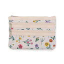レスポートサック LeSportsac 3ZIP COSMETIC (トスドワイルドフラワーズ)(4)