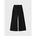 エイミーイストワール eimy istoire タックボタンワイドパンツ (BLACK)(4)