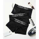 カルバン クライン Calvin Klein LOW RISE TRUNK 3PK ボクサーパンツ【返品不可商品】 (ブラック)
