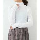 セットアップセブン SETUP7 ランダムテレコ袖シャーリング長袖Tシャツ GLR (オフホワイト)