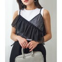 マガジンデモードシュシュ MAGASIN DE MODE Chou Chou チュールアシメフリルビスチェ XNN (ブラック)