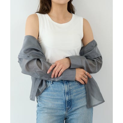 セットアップセブン SETUP7 コットンワッフルタンクトップ GLR (アイボリー)