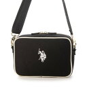 ユーエスポロアッスン U.S. POLO ASSN. コットンショルダーバッグ USPA2555 (ブラック)
