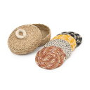 アースメイド EARTH MADE E7657 JUTE COASTER SET (マルチ)