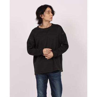 ルッカウォモアラモーダ Lucca Uomo alla moda ダンボールニットプルオーバー (ブラック)