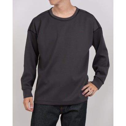 ルッカウォモアラモーダ Lucca Uomo alla moda ダンボールニットプルオーバー (ダークグレー)