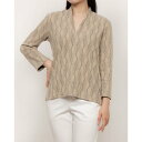 フェイズ エイト Phase Eight Rena V Neck Textured Top (Stone)(4)