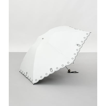 ニナ リッチ NINA RICCI NINA RICCI(ニナリッチ)花柄刺しゅう晴雨兼用パラソル(クイックオープン折りたたみ傘) (ホワイト) ニナ リッチ NINA RICCI NINA RICCI(ニナリッチ)花柄刺しゅう晴雨兼用パラソル(クイックオープン折りたたみ傘) (ホワイト)