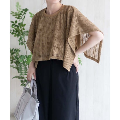 ハッシュアッシュ HusHusH ケープ調T