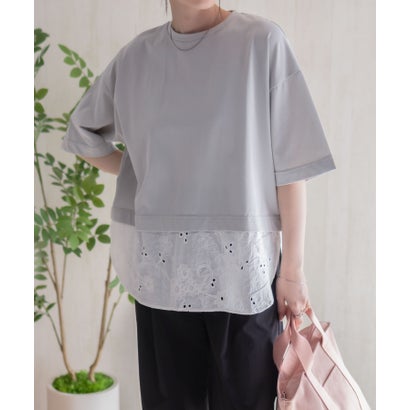 ハッシュアッシュ HusHusH 布帛切替T