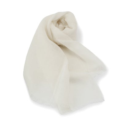 イッツデモ ITS'DEMO 【UV／手洗い可】綿麻無地ストール （ライトベージュ(051)）