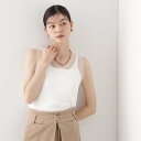 ザ ショップ ティーケー (ウィメン) THE SHOP TK(Women) ランダムリブシアータンク (オフホワイト(003))