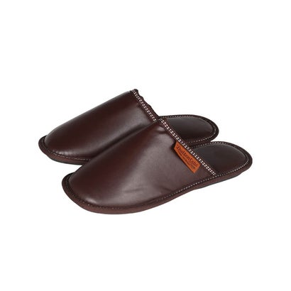 ダルトン DULTON PU SLIPPERS EV MEN （BROWN）