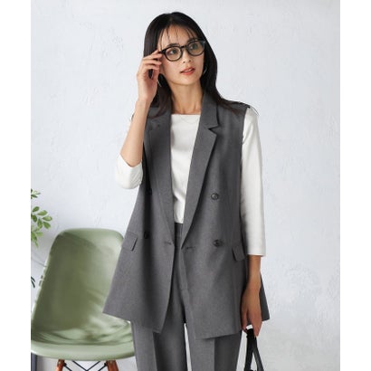 アー・ヴェ・ヴェ a.v.v ソモウチョウダブルジレ （ダークグレー）