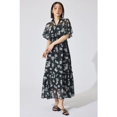 シャーリングワンピースセット BLK シャーリングワンピースセット BLK